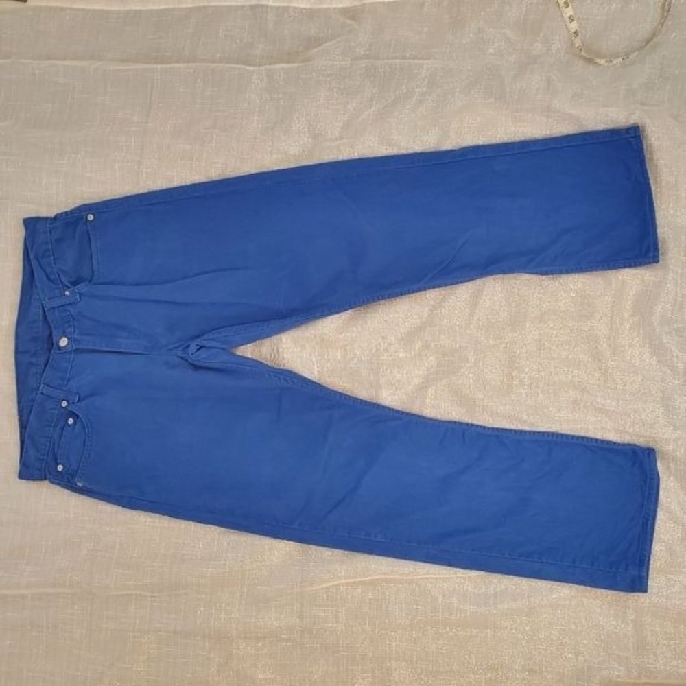 Levi Strauss & Co Men's 514 Straight Fit-Jeans, Electric Blue. Size 38x29 - Picture 3 of 13